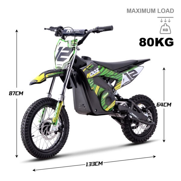 KOOZ 36v 1000w (HP112E) Electric Dirt Bike Green