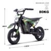 KOOZ 36v 300w (HP122E) Electric Dirt Bike Green