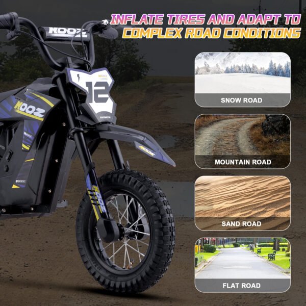 KOOZ 36v 300w (HP122E) Electric Dirt Bike Blue