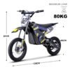 KOOZ 36v 1000w (HP112E) Electric Dirt Bike Blue